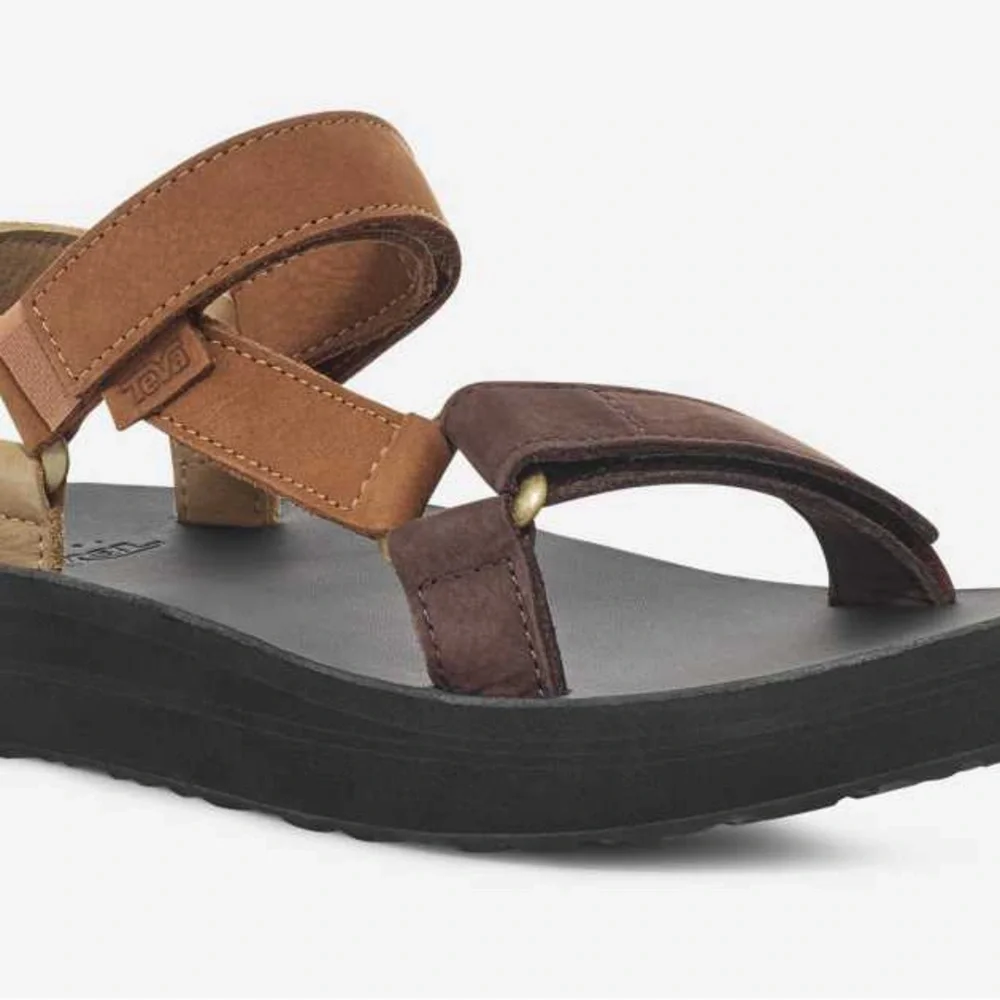 Teva Dual-Tone Sandals in Brown and Tan Midform - Picture 1 of 7